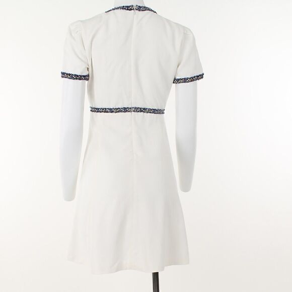 Sandro Reyan Tweed Trim Dress - Picture 4 of 5